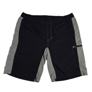 Mens Specialized Outdoor Mountain Bike Cycling Utility Black Nylon Shorts Size M